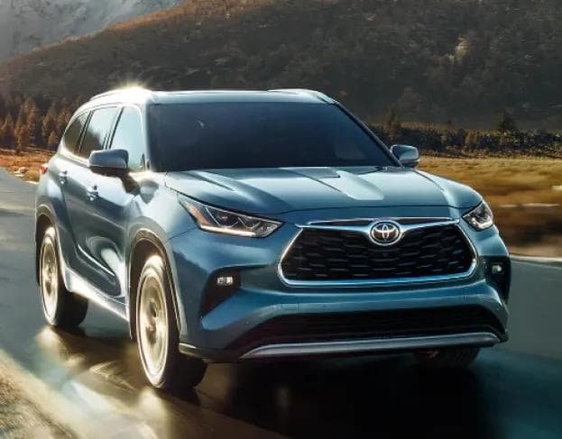 Toyota rental car from Evolve Rentals 